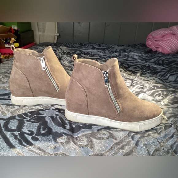 Steve Madden Double Zip Kids Jwedgiee Sneaker Size 5M - Picture 6 of 13